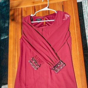 A. Byer Long Sleeved Dress